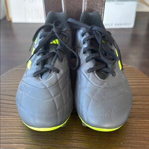 Women’s Gray and Neon Green Copa Soccer Cleats